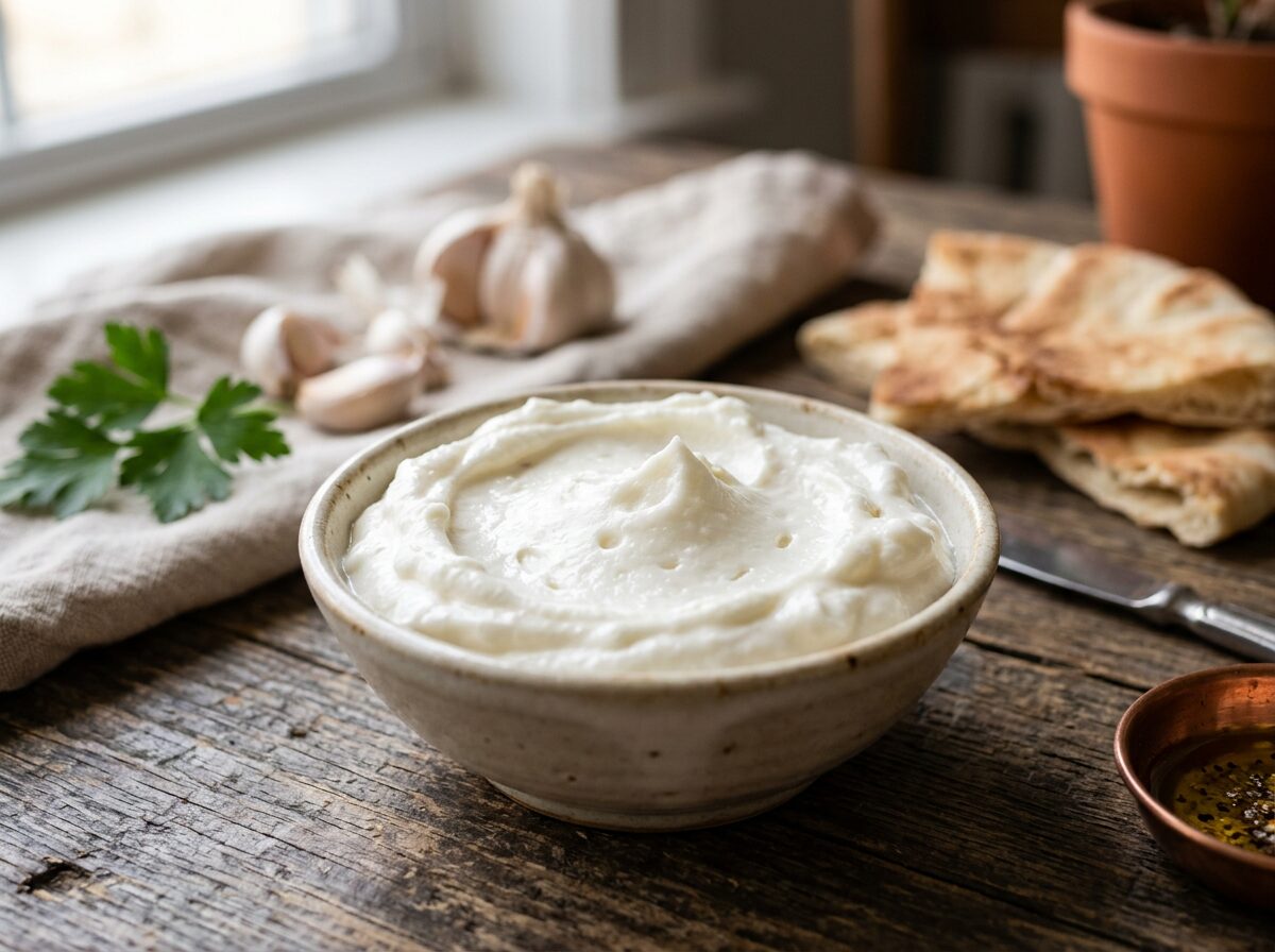 How to Make Toum: Lebanon’s Creamy Garlic Sauce for Grilled Meats