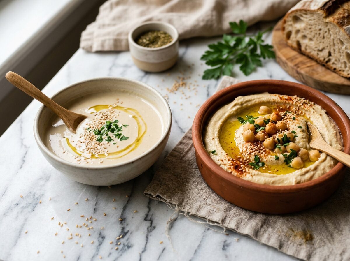 Tahini Sauce vs. Hummus: Differences, Uses, and When to Choose Each