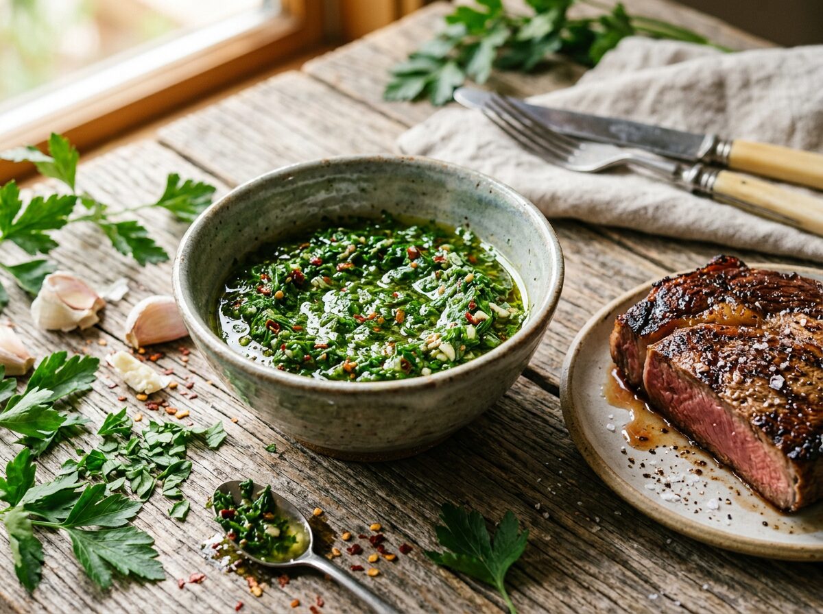 Authentic Argentine Chimichurri Sauce Recipe