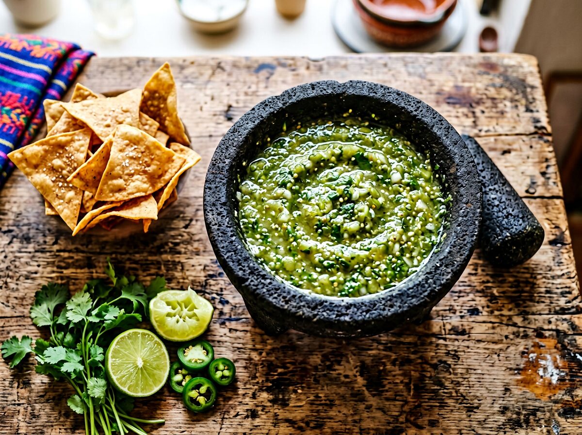 Authentic Mexican Salsa Verde (Tomatillo Green Sauce)