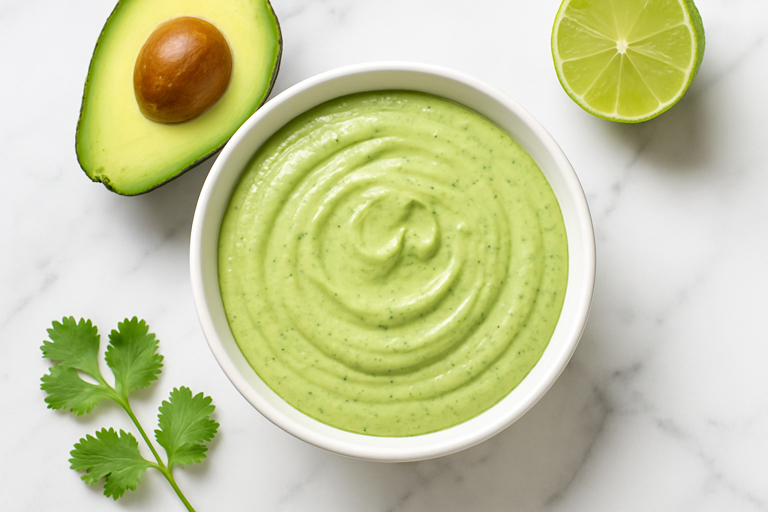 Creamy Avocado Cilantro Lime Dressing