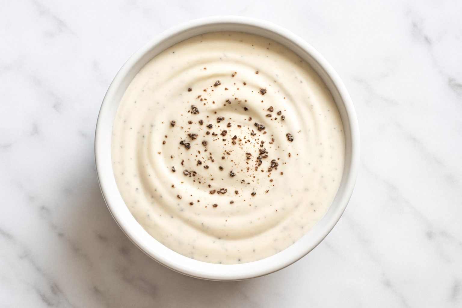 Homemade Creamy Parmesan Peppercorn Dressing