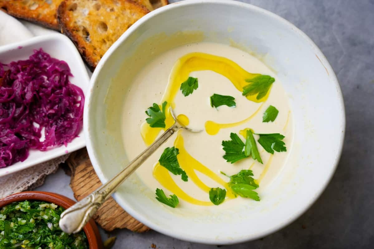Authentic Lebanese Tarator Sauce (Tahini Garlic Sauce)