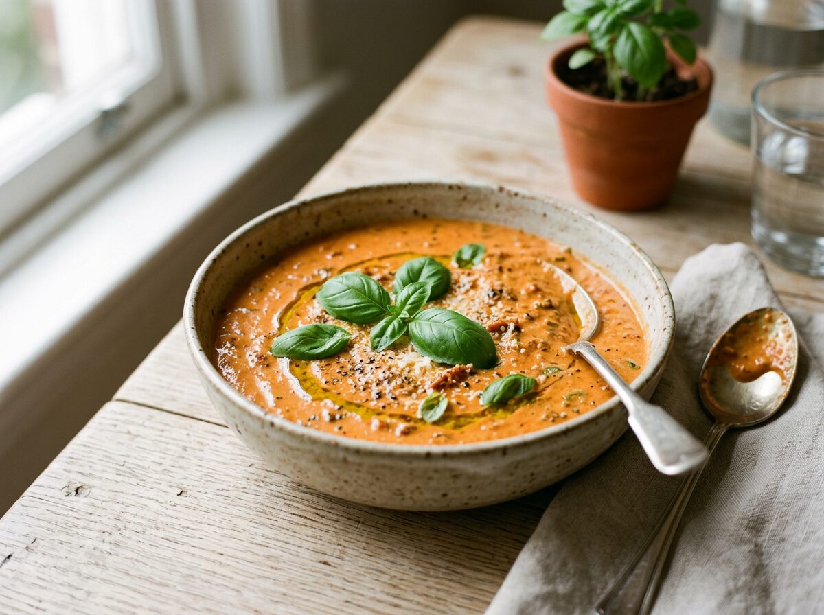 Thermomix Creamy Sun-Dried Tomato Basil Sauce